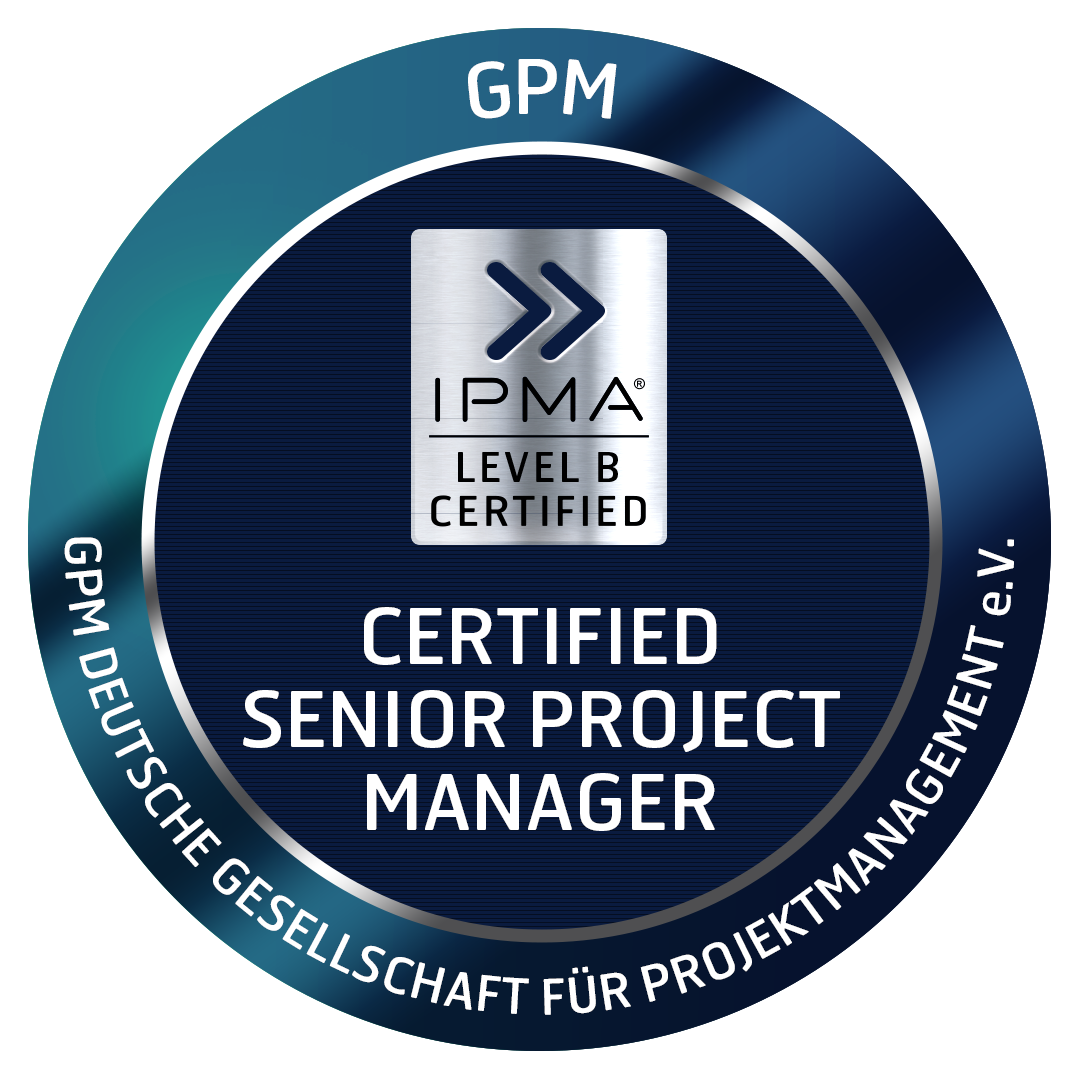 IPMA Level B zertifizierter Projektmanager